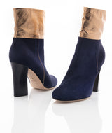 BOOTS LILI BLU VELVET OR